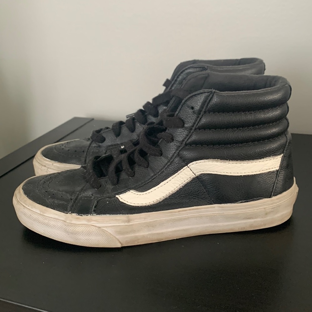 Vans Sk8 Hi Tumble Leather Sneakers